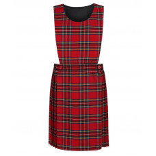 Girls Pinafore Tartan Red (PIN112)